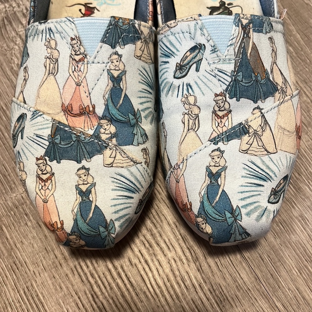 Toms Cinderella shoes